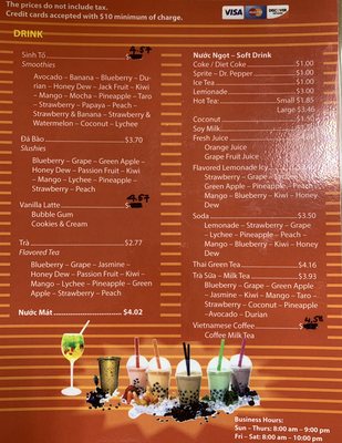 Menu photo 1 Bun Bo Hue Duc Chuong 3 Houston, TX