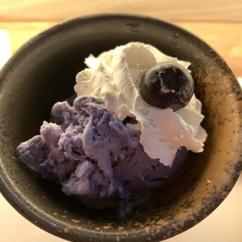 Yujo Nori - The ice cream changes though. Ours was taro with whoppers in it - Japanese Near Me - Carrollton, Texas
