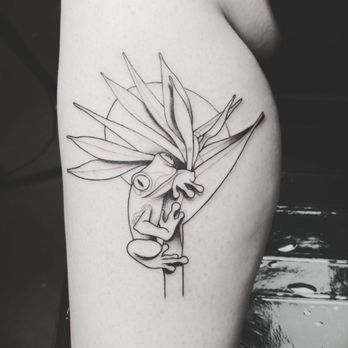 Boss Frog Tattoo - Session one - Tattoo Near Me - McKinney, Texas