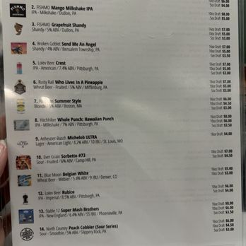 The Public House On Jared - Draft menu - Bars Near Me - DuBois, Pennsylvania