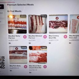 Grill Meat options Grill Meat options