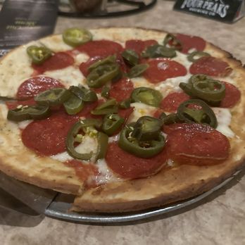 Red Devil Restaurant & Bar - Cauliflower Pepperoni Pizza individual size - Italian Near Me - Pinetop, Arizona Red Devil Restaurant & Bar - Cauliflower Pepperoni Pizza individual size - Italian Near Me - Pinetop, Arizona