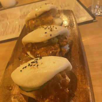Dear Maud - Crispy Chicken Bao Buns - Cocktail Bars Near Me - Hoboken, New Jersey Dear Maud - Crispy Chicken Bao Buns - Cocktail Bars Near Me - Hoboken, New Jersey