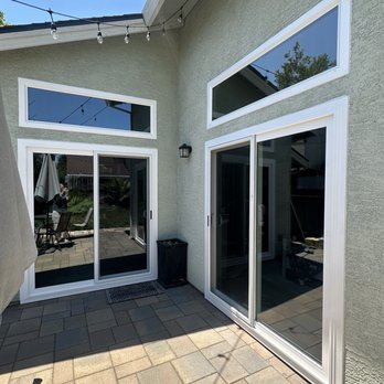 Gladiator Home Solutions - 2 new sliding glass doors with screens - Gutter Services Near Me - Roseville, California Gladiator Home Solutions - 2 new sliding glass doors with screens - Gutter Services Near Me - Roseville, California