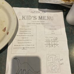 Los Aztecas Bar & Grill - Kids menu