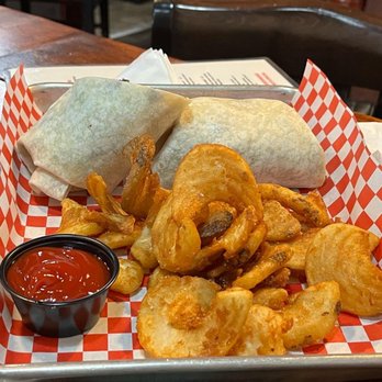 Concord Tap House - Portabello mushroom wrap with fries - Bars Near Me - Concord, California Concord Tap House - Portabello mushroom wrap with fries - Bars Near Me - Concord, California