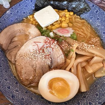 HINODEYA Ramen Union Square - SPICY MISO Butter Corn Ramen - Ramen Near Me - San Francisco, California