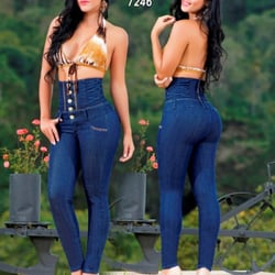 LISTAS PARA LA NUEVA COLLECION DE JEANS, CAPRIS, BODY'S Y VESTIDOS COLOMBIANOS EN MODA COLOMBIANA LOS TENEMOS.