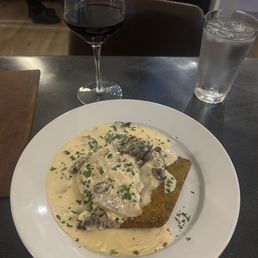 Whiskey Chicken and crispy polenta Whiskey Chicken and crispy polenta