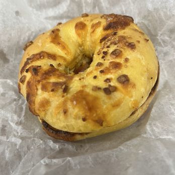 Bagel Station - Five Cheese & Bacon Bagel - Bagels Near Me - Winston Salem, North Carolina Bagel Station - Five Cheese & Bacon Bagel - Bagels Near Me - Winston Salem, North Carolina
