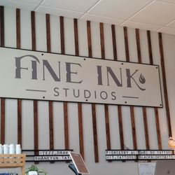 Fine Ink Studios - Davenport - Signage