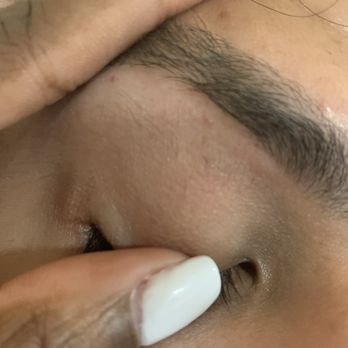 Unique Thread Wax Sugar - The line of hair missed - Threading Services Near Me - Marietta, Georgia