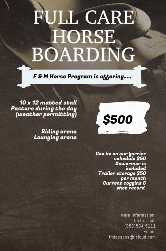 F & M Horse Program Logo