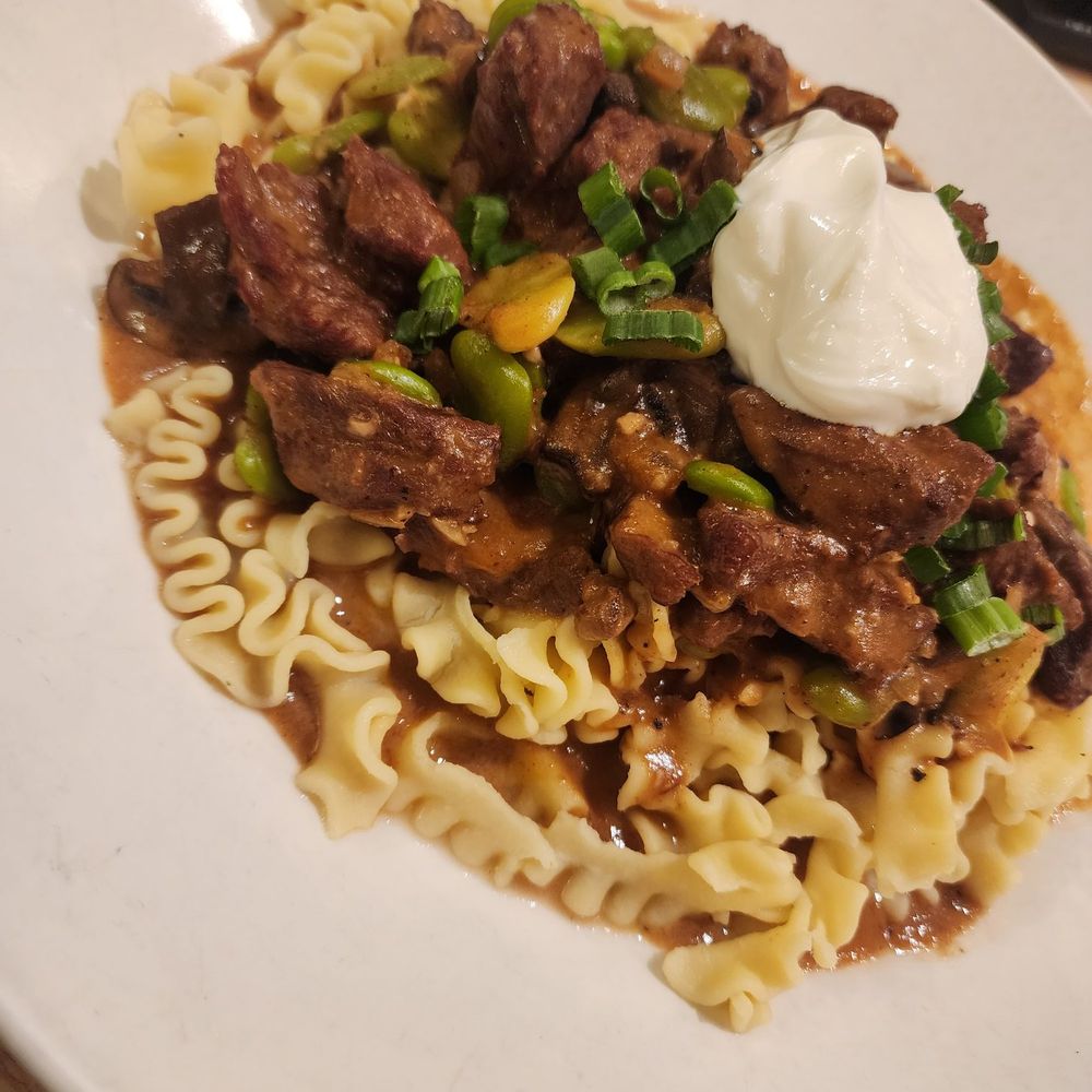 Watered stroganoff Watered stroganoff
