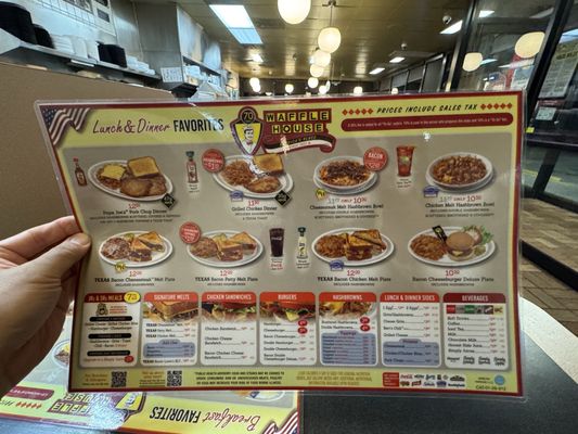 Menu photo 1 Waffle House Slidell, LA Menu photo 1 Waffle House Slidell, LA