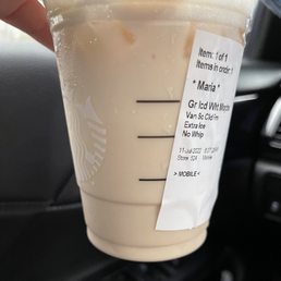 Iced White Chocolate Mocha Iced White Chocolate Mocha