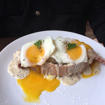 Cafe C'est La Vie - Croque Monsier, very good. My husband cleaned his plate. - Cafes Near Me - Depoe Bay, Oregon Cafe C'est La Vie - Croque Monsier, very good. My husband cleaned his plate. - Cafes Near Me - Depoe Bay, Oregon
