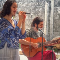 Ecoferia de La Reina - Por lo general, uno se topa con músicos invitados.