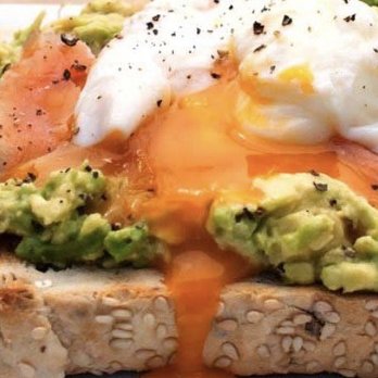 Griddle 24 - This is what we expected when we ordered the avocado toast with smoked salmon - Diners Near Me - Chicago, Illinois Griddle 24 - This is what we expected when we ordered the avocado toast with smoked salmon - Diners Near Me - Chicago, Illinois