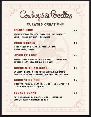 Menu photo 7 Cowboys and Poodles Costa Mesa, CA Menu photo 7 Cowboys and Poodles Costa Mesa, CA