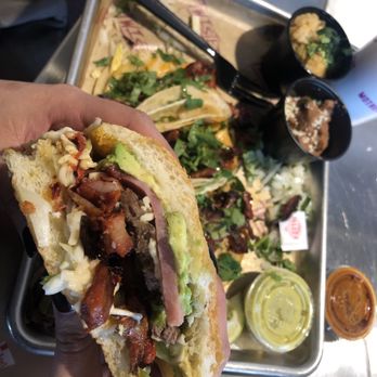 Twisted Trompo - 3 trompo tacos and a torta cubana - Mexican Near Me - Garland, Texas