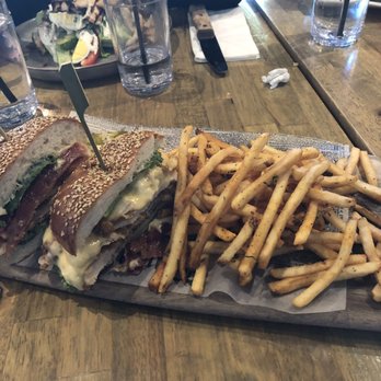 Southern Table Kitchen & Bar - Chicken sandwich and fries - Southern Near Me - Pleasantville, New York Southern Table Kitchen & Bar - Chicken sandwich and fries - Southern Near Me - Pleasantville, New York