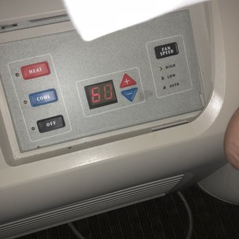 Comfort Inn & Suites - At it's lowest temp of 60* & still didn't cool well.  I mentioned this to Laura. - Hotels Near Me - Amarillo, Texas