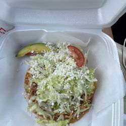 Trebol Taco Shop - Chicken tostada to go