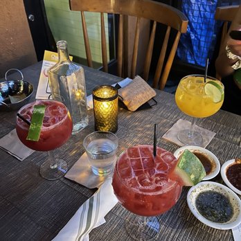Cha Cha's Latin Kitchen - Watermelon Margarita & Mango Margarita - Mexican Near Me - Irvine, California