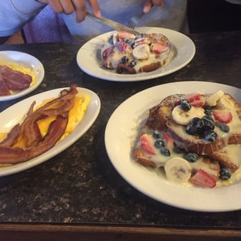 Sunset Park Diner & Donuts - French toast with berry's and banana top with condensed milk so yumm and so filling - Diners Near Me - Brooklyn, New York