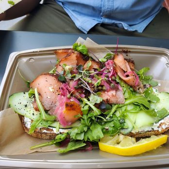 Toastique - Smoked salmon toast - Juice Bars & Smoothies Near Me - Washington, DC, District of Columbia