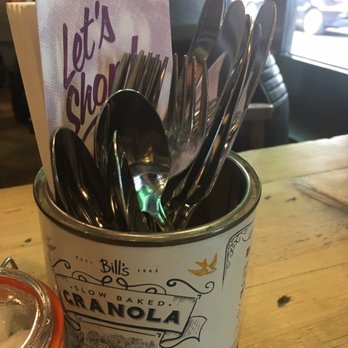 Bill's - The silverware is ready to roll, on every table. - Modern European Near Me - London, XGL
