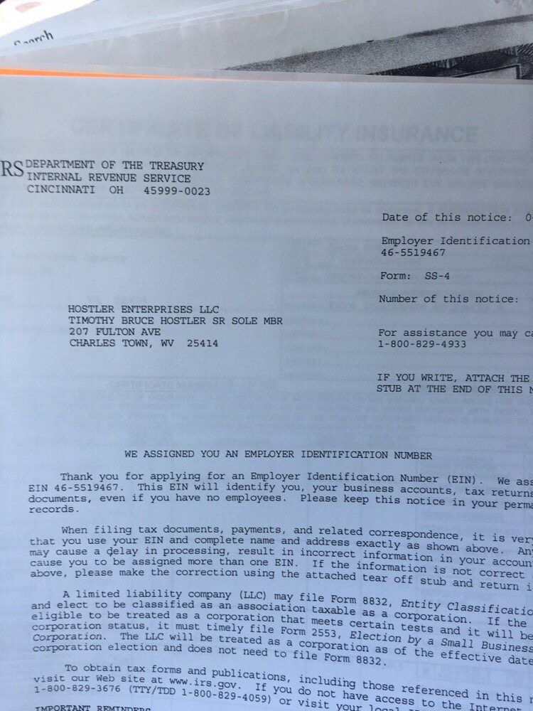 Slide of Hostler Enterprises