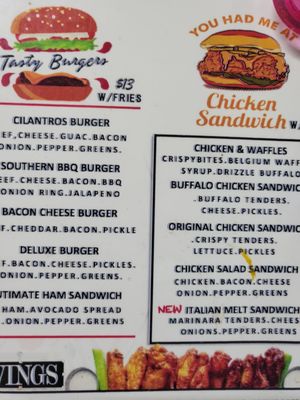 Menu photo 1 Cilantros Douglas, AZ