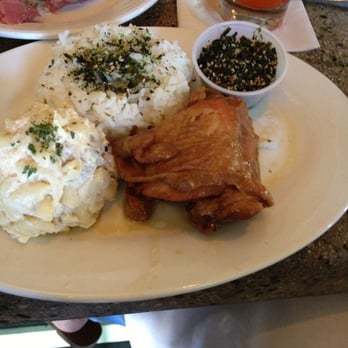 Hapa J's - Shoyu Chicken with furikake for our rice - Hawaiian Near Me - San Clemente, California Hapa J's - Shoyu Chicken with furikake for our rice - Hawaiian Near Me - San Clemente, California