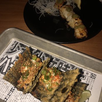 SUSHI-SAN - Tako Taco and Honey Soy Scallop - Sushi Bars Near Me - Chicago, Illinois SUSHI-SAN - Tako Taco and Honey Soy Scallop - Sushi Bars Near Me - Chicago, Illinois