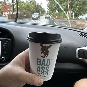 Bad Ass Coffee - Drip Coffee-100% Kona - Coffee & Tea Near Me - Lahaina, Hawaii