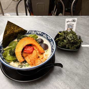 HINODEYA Ramen Union Square - Vegan ramen and crispy kale - Ramen Near Me - San Francisco, California
