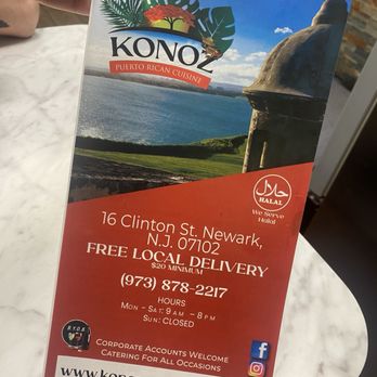 Konoz Restaurant - Their menu & contact info - Empanadas Near Me - Newark, New Jersey