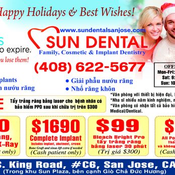 Sun Dental - Vietnamese flyer - General Dentistry Near Me - San Jose, California
