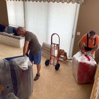 A2B Movers - Unpacking and reassembling our couches. - Movers Near Me - San Jose, California