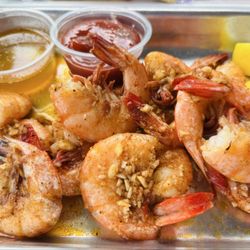 Sliders Oyster Bar - Peel n Eat... my go to! Delish!