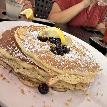 Broken Yolk Cafe - Lemon Ricotta Pancakes - Breakfast & Brunch Near Me - Costa Mesa, California