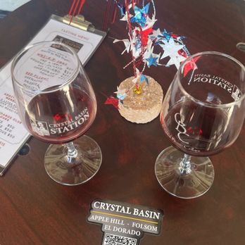 Crystal Basin Station - Wine Tasting Room Near Me - Folsom, California