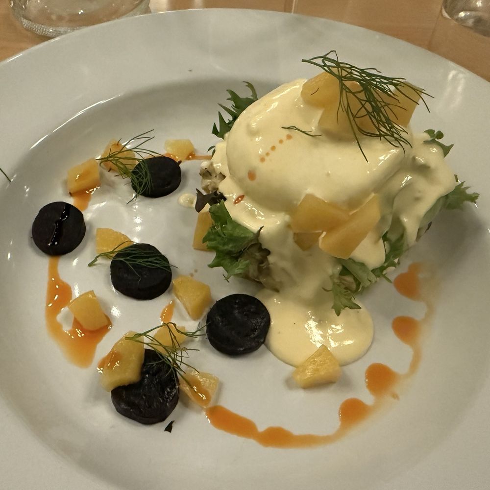 42N at The Flats - Beet & Burrata "salad"  ... um lol ‍ 2 of us ordered this and we both were surprised when it came out to say the least - Brewpubs Near Me - Buffalo, New York