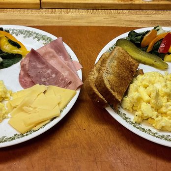 Costco Wholesale - Dinner yesterday - deli meat cold cuts & cheesw w/scrambled eggs, toast & salad. - Wholesale Stores Near Me - Port Coquitlam, British Columbia
