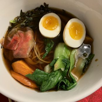 Ramen Shop - Veggie Lemon Meyer Ramen made from the kit - New American Near Me - Oakland, California Ramen Shop - Veggie Lemon Meyer Ramen made from the kit - New American Near Me - Oakland, California