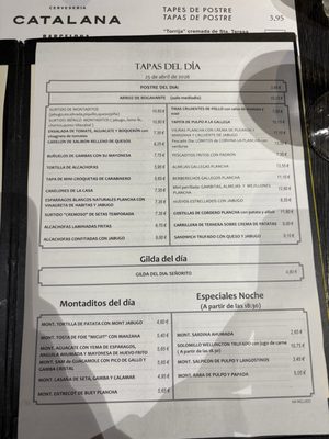 Menu photo 2 Cerveseria Catalana Barcelona, B