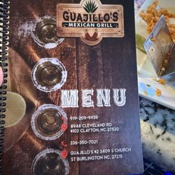 Drink menu front