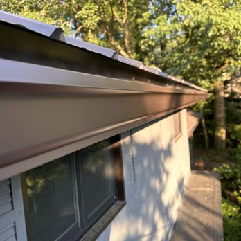 Gutter Solutions of NEPA - Stunning K-style bronze gutters glisten - Gutter Services Near Me - Kingston, Pennsylvania Gutter Solutions of NEPA - Stunning K-style bronze gutters glisten - Gutter Services Near Me - Kingston, Pennsylvania